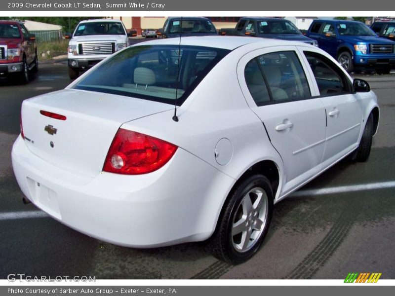 Summit White / Gray 2009 Chevrolet Cobalt LT Sedan