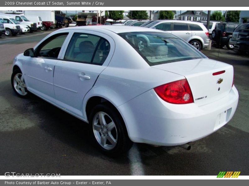 Summit White / Gray 2009 Chevrolet Cobalt LT Sedan