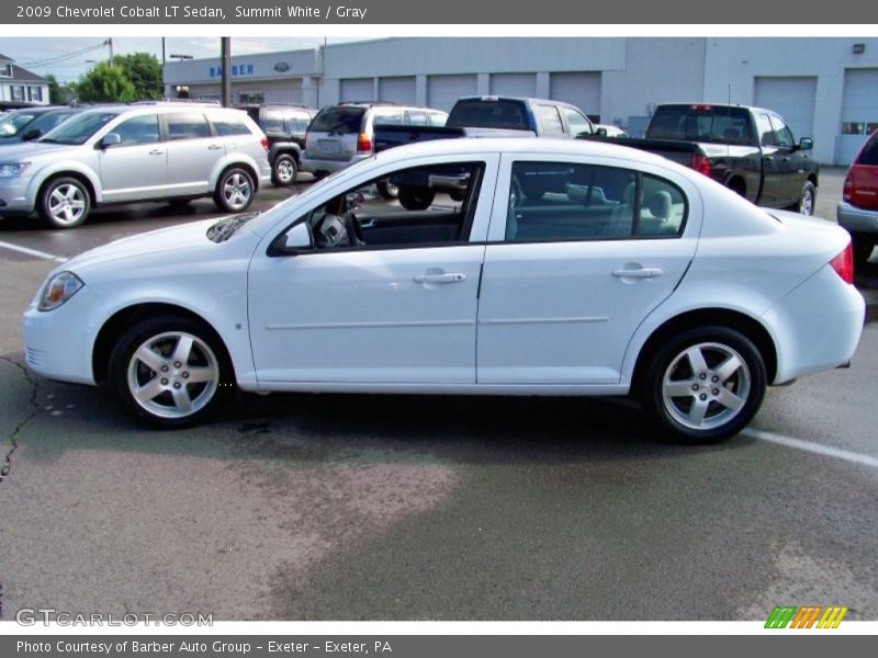 Summit White / Gray 2009 Chevrolet Cobalt LT Sedan