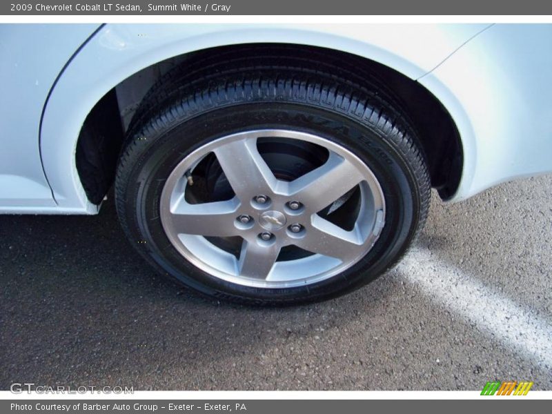 Summit White / Gray 2009 Chevrolet Cobalt LT Sedan