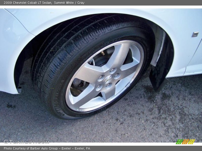 Summit White / Gray 2009 Chevrolet Cobalt LT Sedan