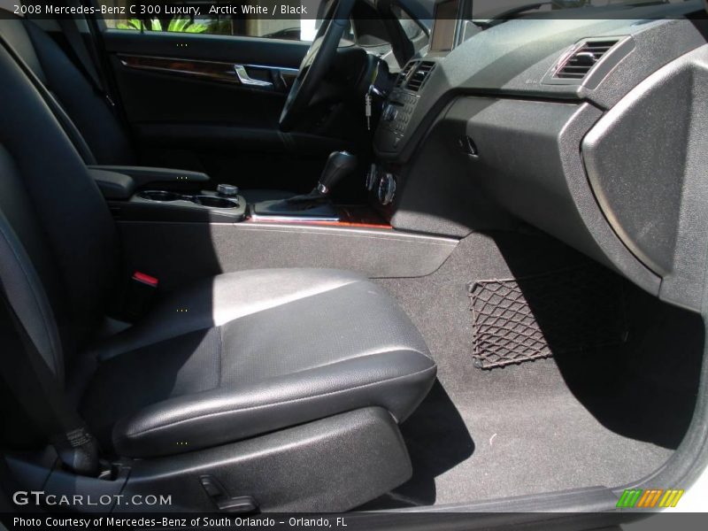 Arctic White / Black 2008 Mercedes-Benz C 300 Luxury