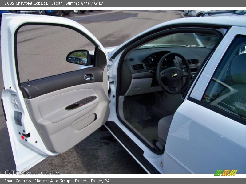 Summit White / Gray 2009 Chevrolet Cobalt LT Sedan