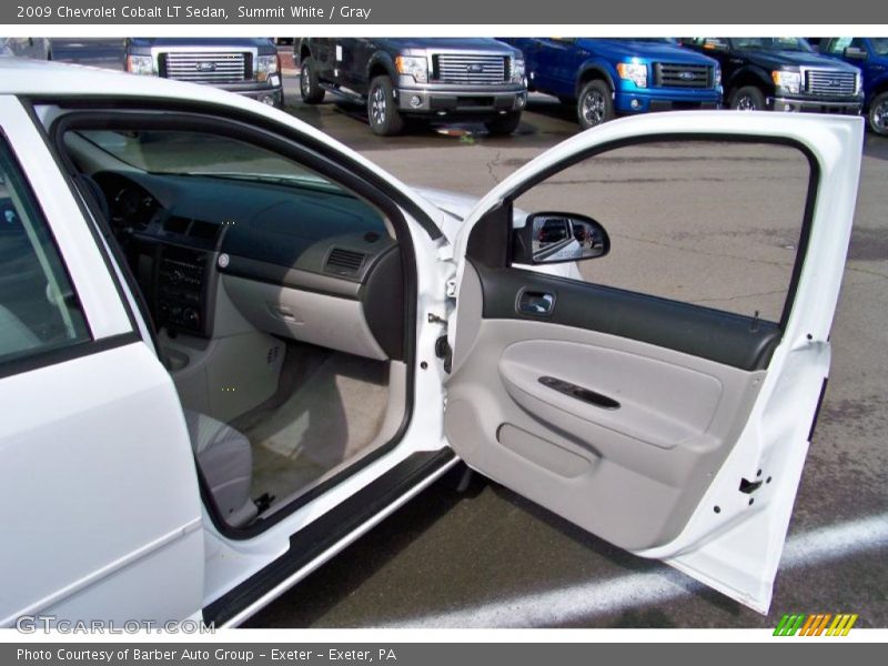 Summit White / Gray 2009 Chevrolet Cobalt LT Sedan
