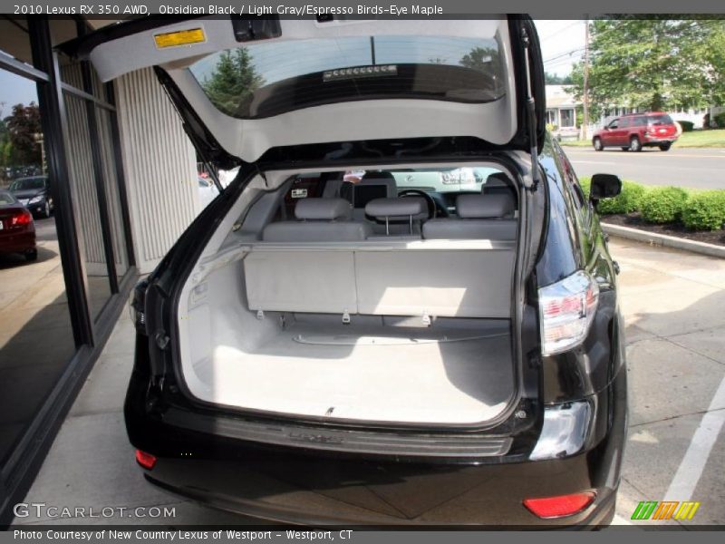 Obsidian Black / Light Gray/Espresso Birds-Eye Maple 2010 Lexus RX 350 AWD
