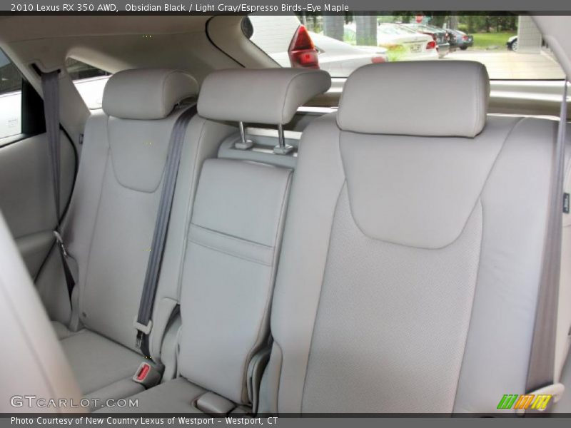 Obsidian Black / Light Gray/Espresso Birds-Eye Maple 2010 Lexus RX 350 AWD