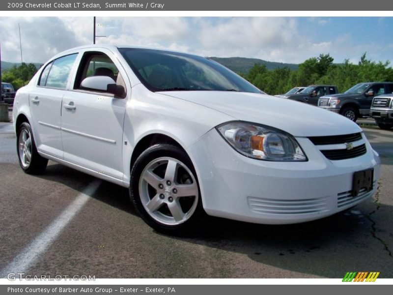 Summit White / Gray 2009 Chevrolet Cobalt LT Sedan