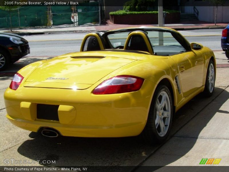 Speed Yellow / Black 2006 Porsche Boxster