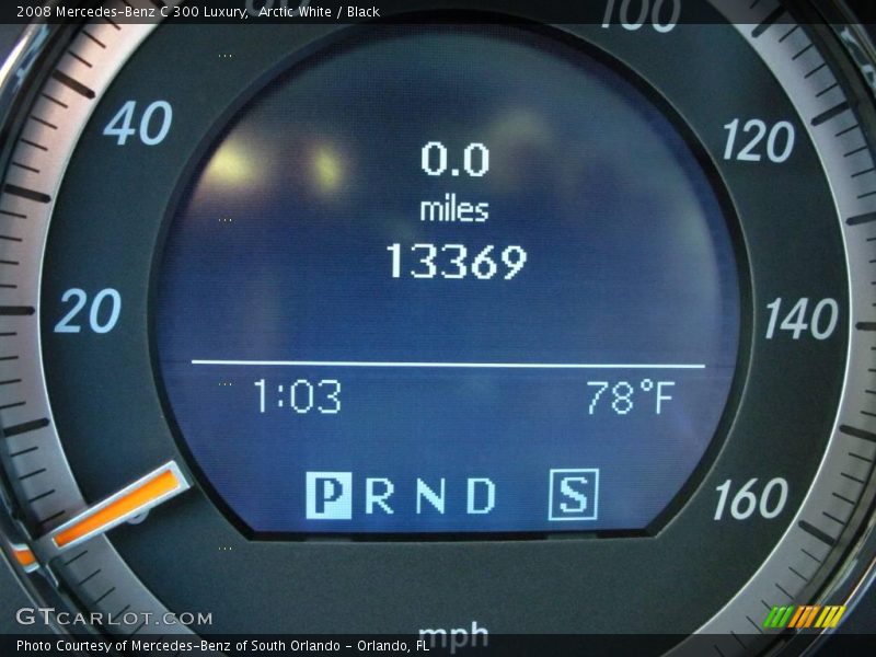 Arctic White / Black 2008 Mercedes-Benz C 300 Luxury
