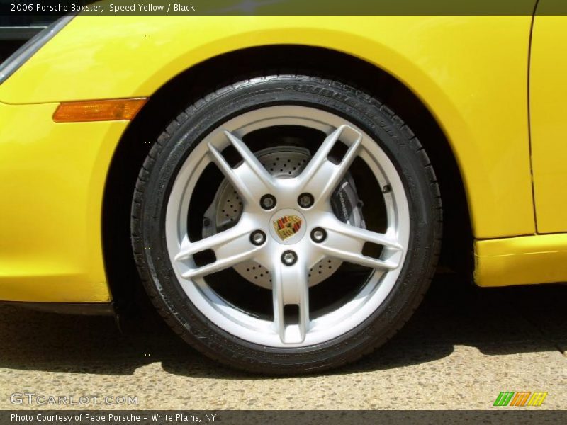 Speed Yellow / Black 2006 Porsche Boxster