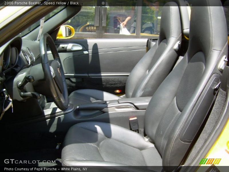 Speed Yellow / Black 2006 Porsche Boxster