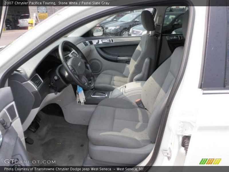 Stone White / Pastel Slate Gray 2007 Chrysler Pacifica Touring