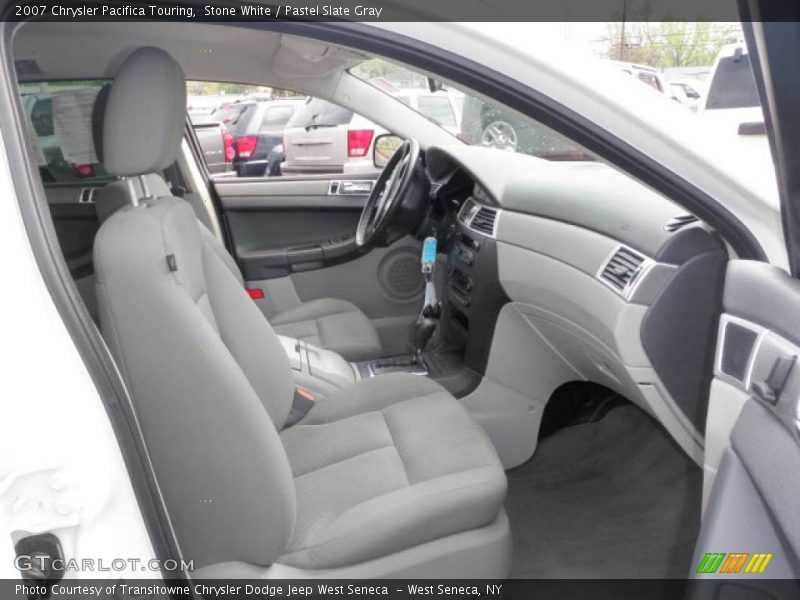 Stone White / Pastel Slate Gray 2007 Chrysler Pacifica Touring
