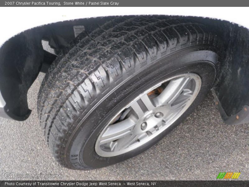 Stone White / Pastel Slate Gray 2007 Chrysler Pacifica Touring