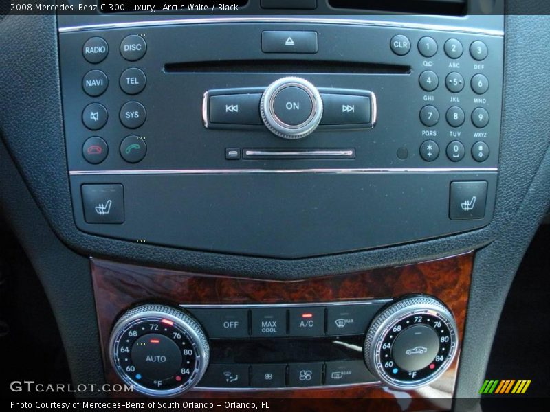 Arctic White / Black 2008 Mercedes-Benz C 300 Luxury