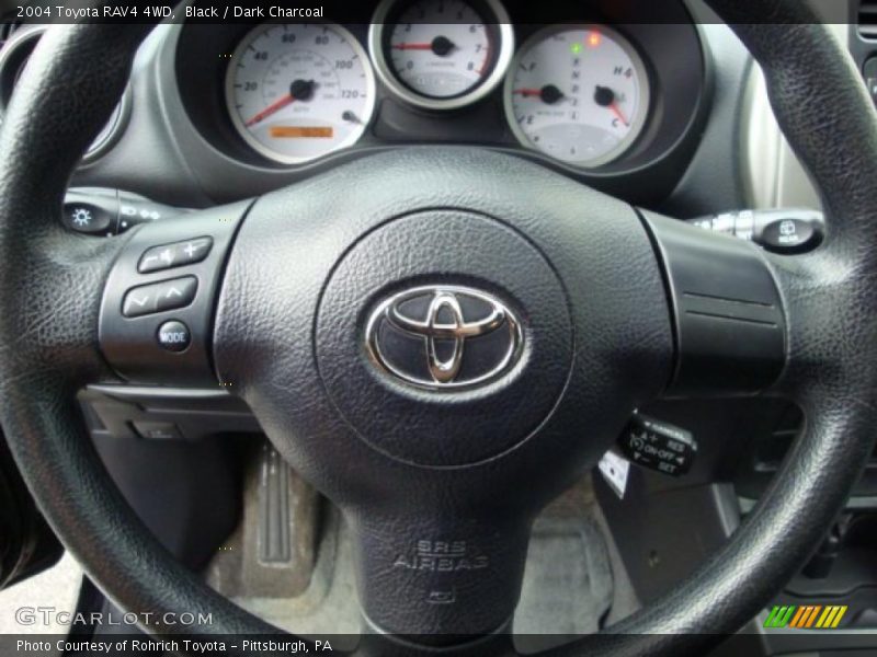 Black / Dark Charcoal 2004 Toyota RAV4 4WD