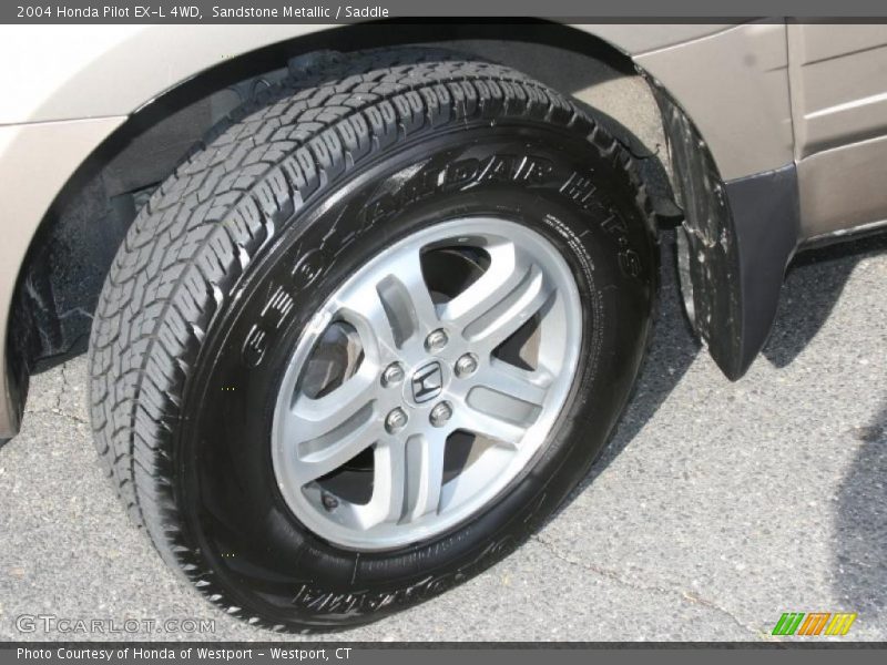 Sandstone Metallic / Saddle 2004 Honda Pilot EX-L 4WD