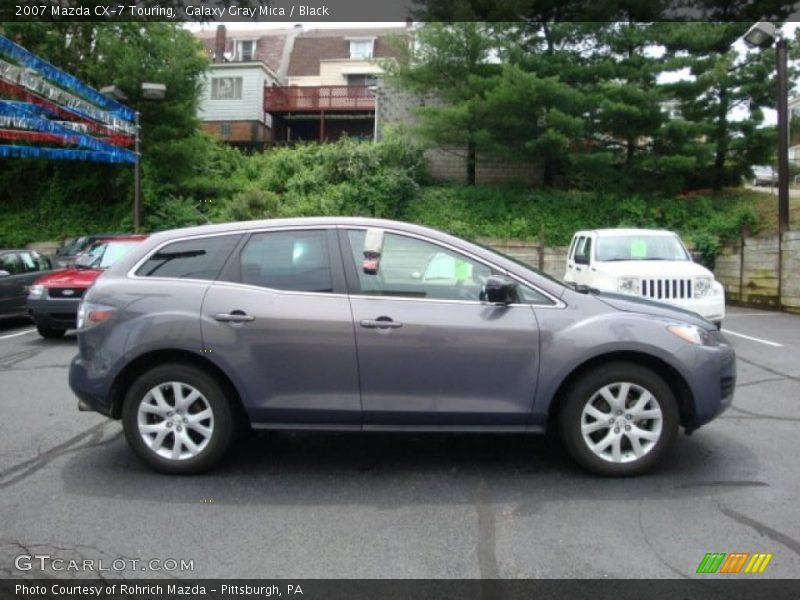 Galaxy Gray Mica / Black 2007 Mazda CX-7 Touring