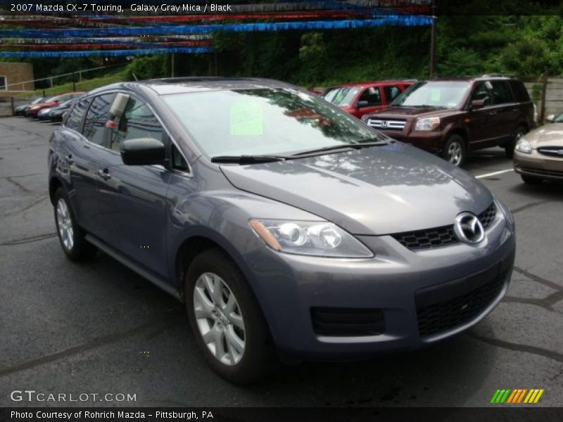 Galaxy Gray Mica / Black 2007 Mazda CX-7 Touring