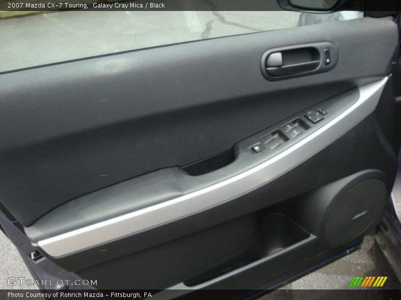 Galaxy Gray Mica / Black 2007 Mazda CX-7 Touring