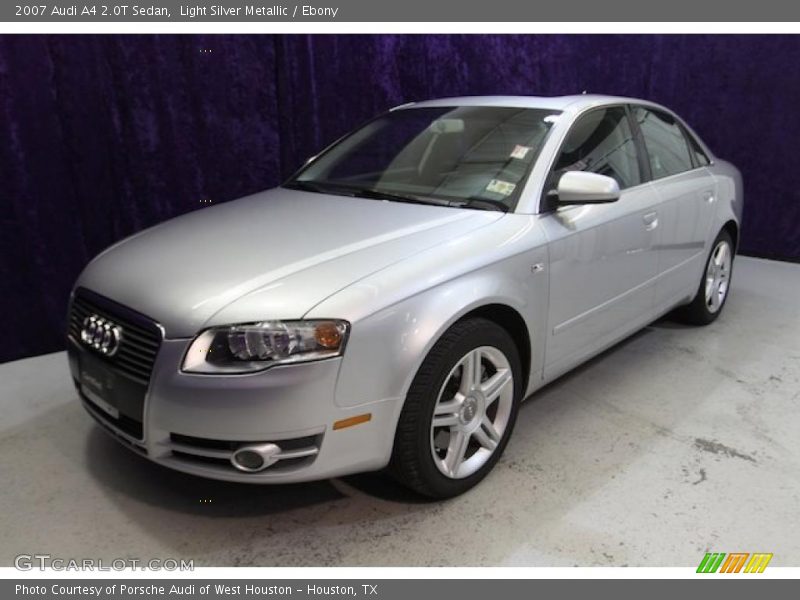 Light Silver Metallic / Ebony 2007 Audi A4 2.0T Sedan