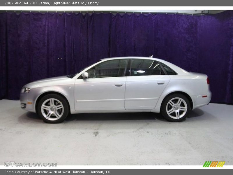 Light Silver Metallic / Ebony 2007 Audi A4 2.0T Sedan