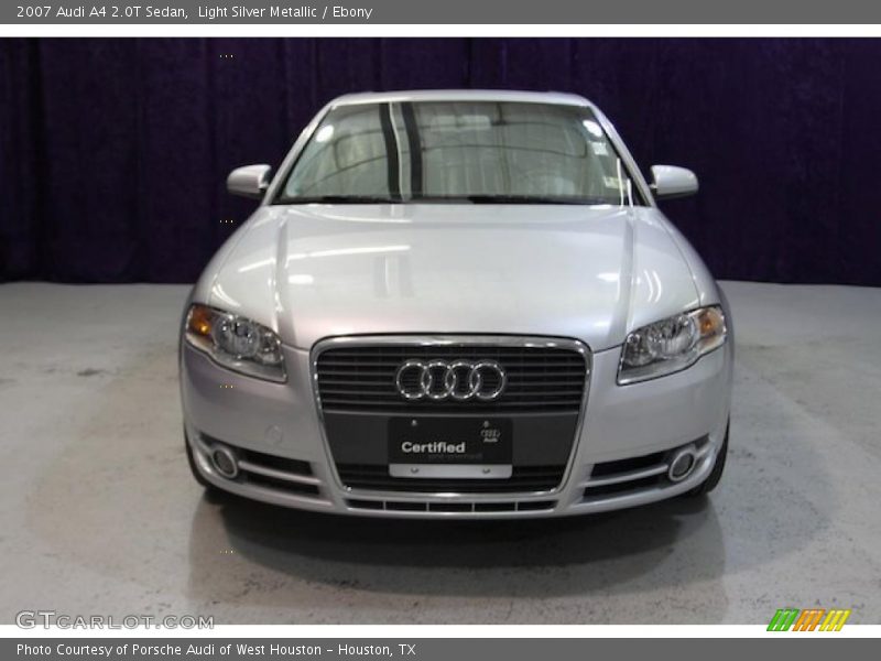 Light Silver Metallic / Ebony 2007 Audi A4 2.0T Sedan