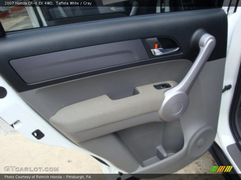 Taffeta White / Gray 2007 Honda CR-V EX 4WD