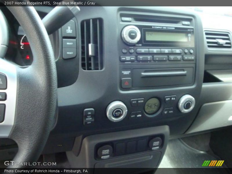 Steel Blue Metallic / Gray 2007 Honda Ridgeline RTS