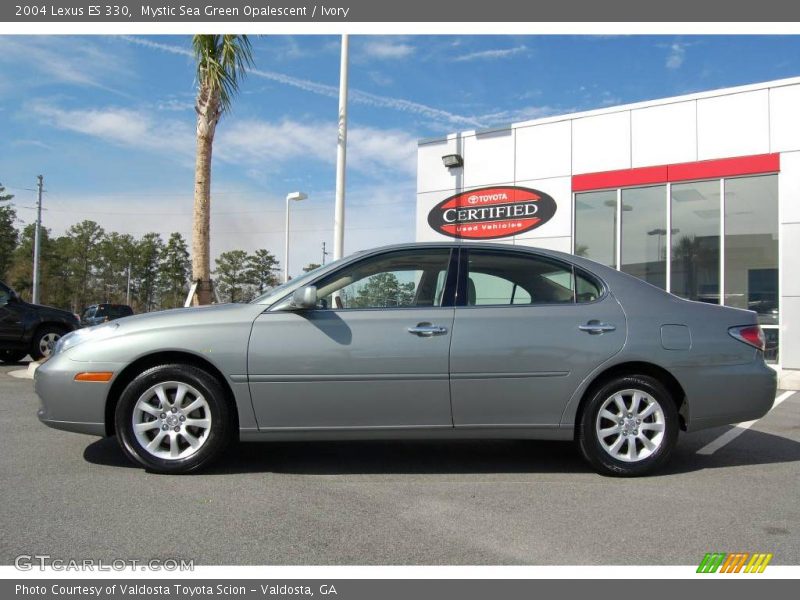 Mystic Sea Green Opalescent / Ivory 2004 Lexus ES 330