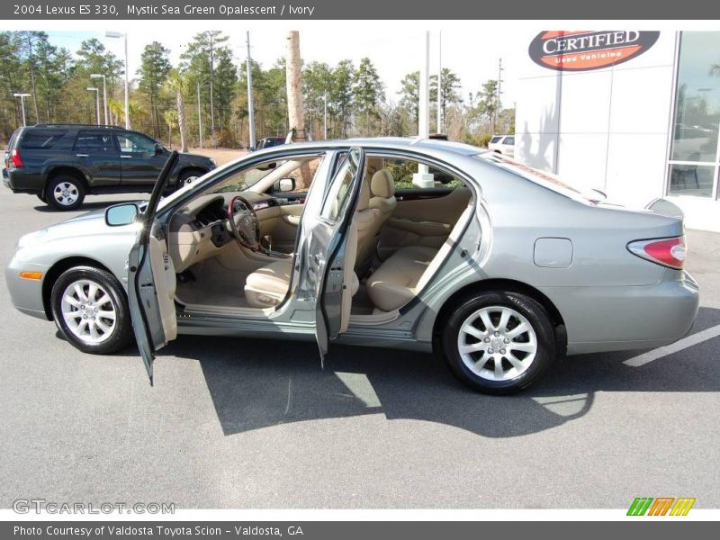Mystic Sea Green Opalescent / Ivory 2004 Lexus ES 330
