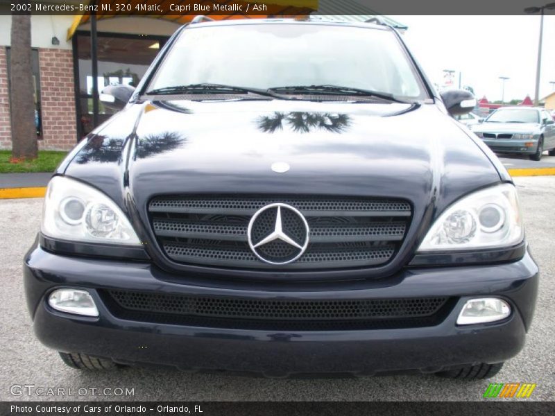Capri Blue Metallic / Ash 2002 Mercedes-Benz ML 320 4Matic