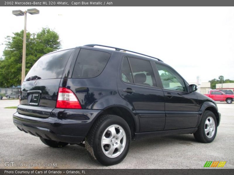 Capri Blue Metallic / Ash 2002 Mercedes-Benz ML 320 4Matic