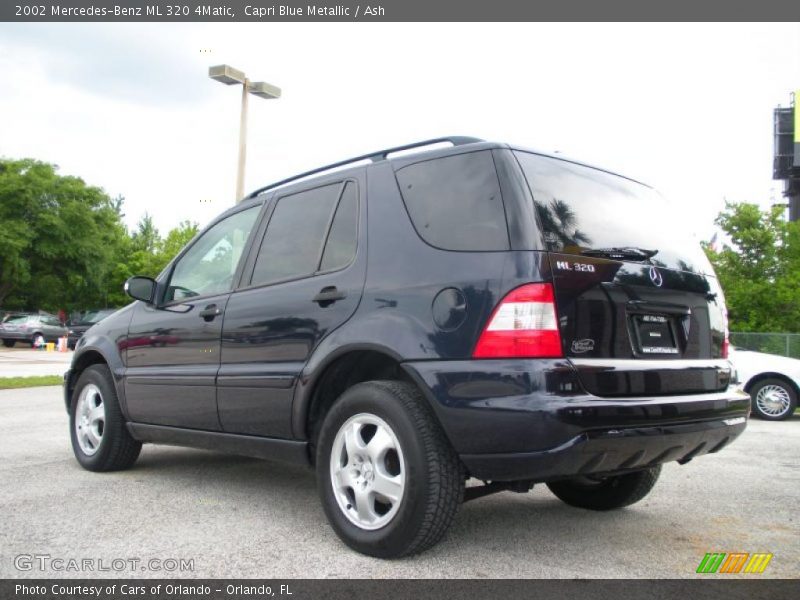 Capri Blue Metallic / Ash 2002 Mercedes-Benz ML 320 4Matic
