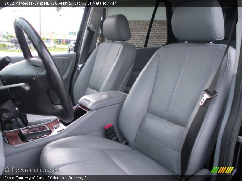 Capri Blue Metallic / Ash 2002 Mercedes-Benz ML 320 4Matic