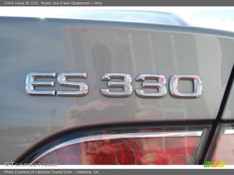 Mystic Sea Green Opalescent / Ivory 2004 Lexus ES 330