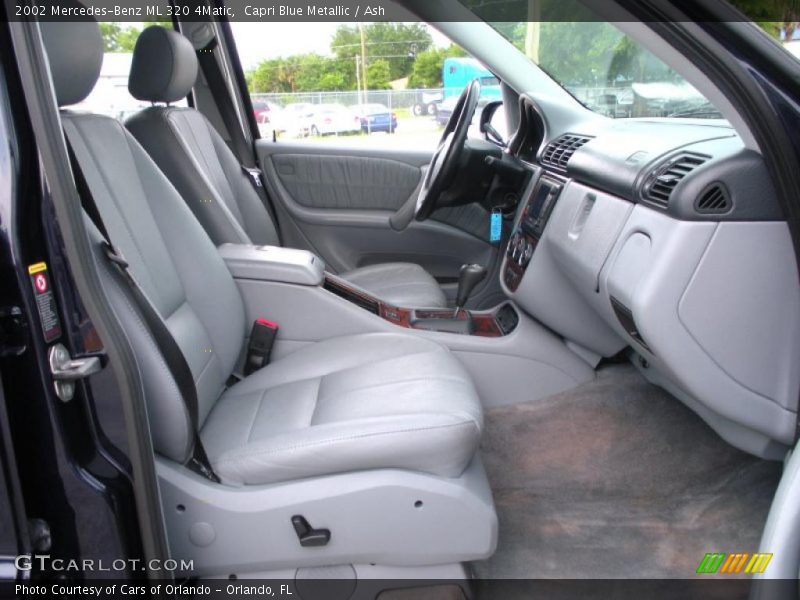 Capri Blue Metallic / Ash 2002 Mercedes-Benz ML 320 4Matic