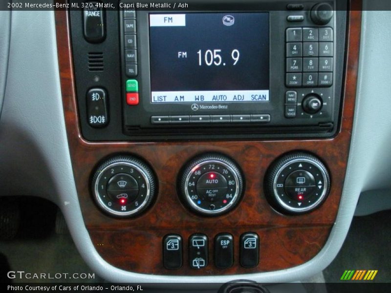 Capri Blue Metallic / Ash 2002 Mercedes-Benz ML 320 4Matic