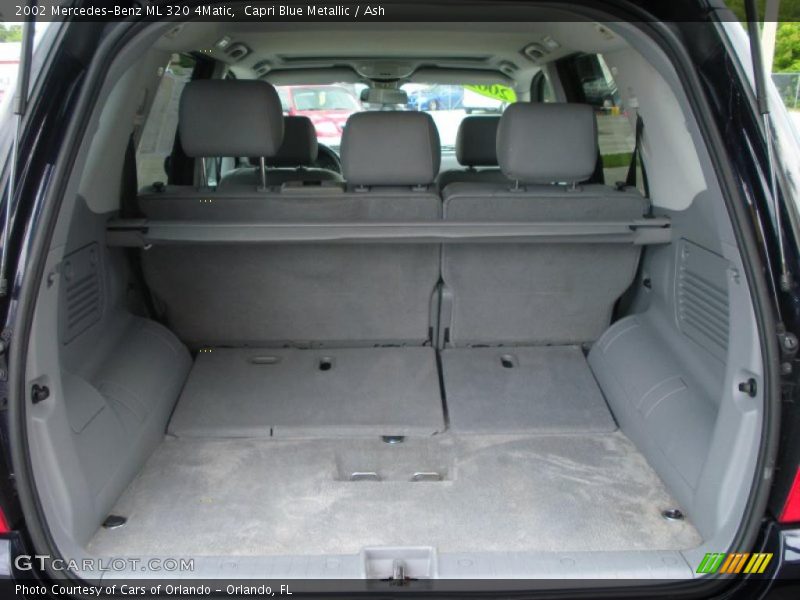 Capri Blue Metallic / Ash 2002 Mercedes-Benz ML 320 4Matic