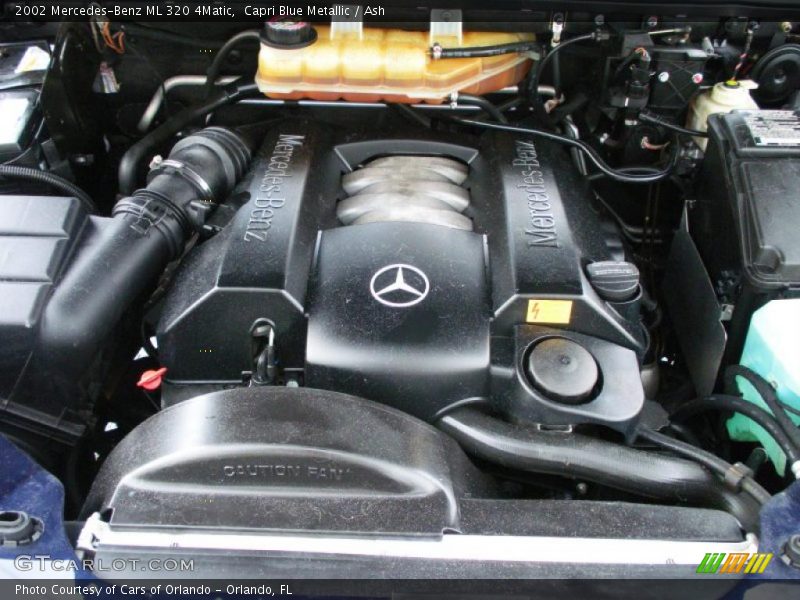 Capri Blue Metallic / Ash 2002 Mercedes-Benz ML 320 4Matic