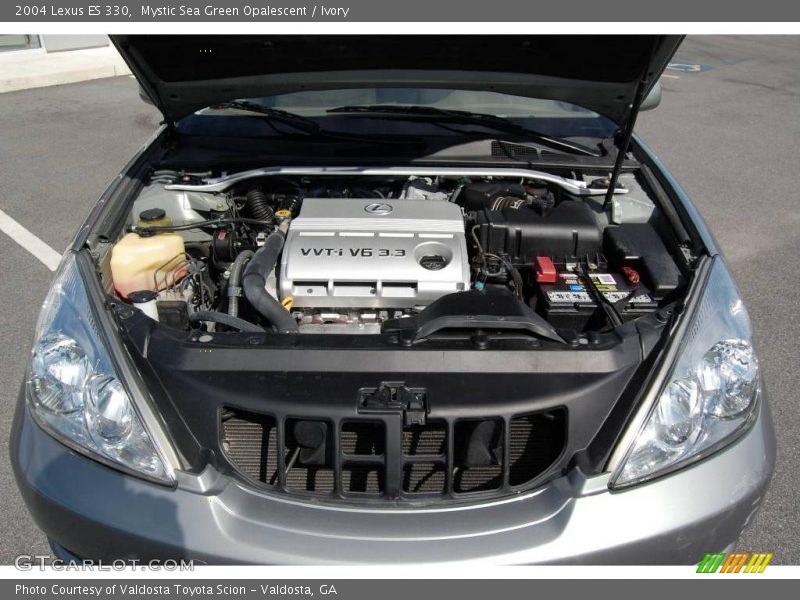 Mystic Sea Green Opalescent / Ivory 2004 Lexus ES 330