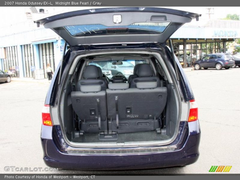 Midnight Blue Pearl / Gray 2007 Honda Odyssey EX-L