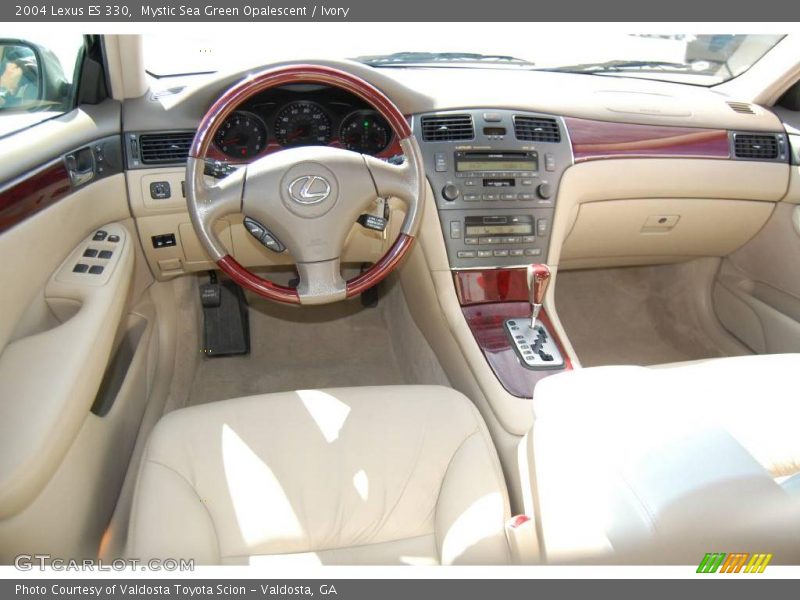 Mystic Sea Green Opalescent / Ivory 2004 Lexus ES 330