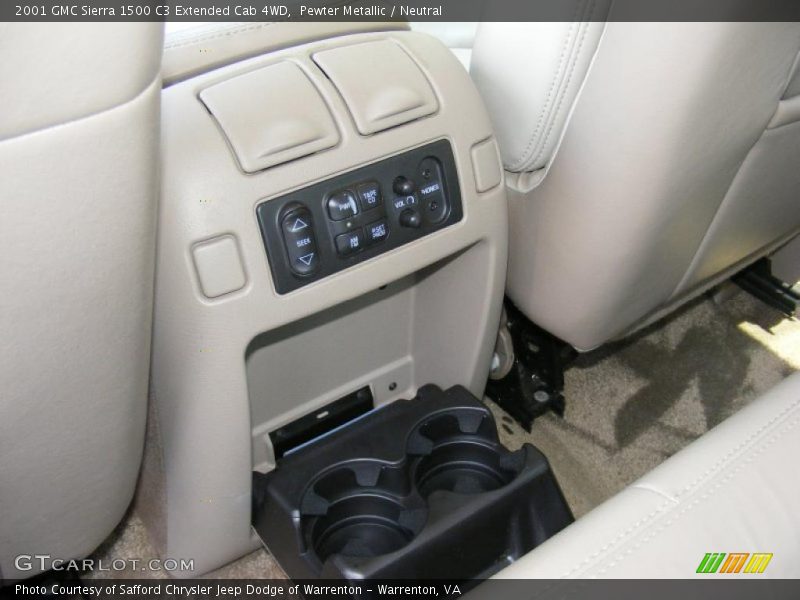 Pewter Metallic / Neutral 2001 GMC Sierra 1500 C3 Extended Cab 4WD