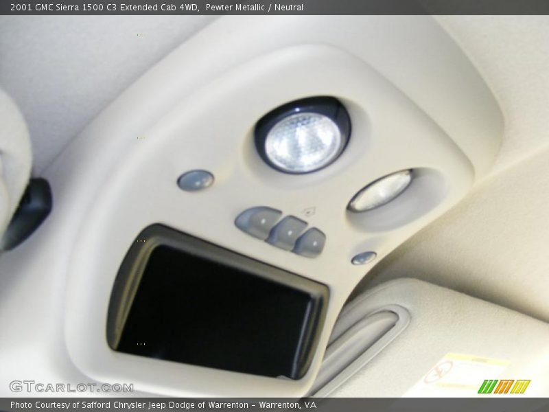 Pewter Metallic / Neutral 2001 GMC Sierra 1500 C3 Extended Cab 4WD