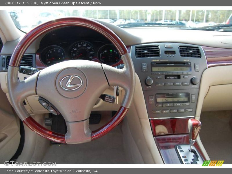 Mystic Sea Green Opalescent / Ivory 2004 Lexus ES 330