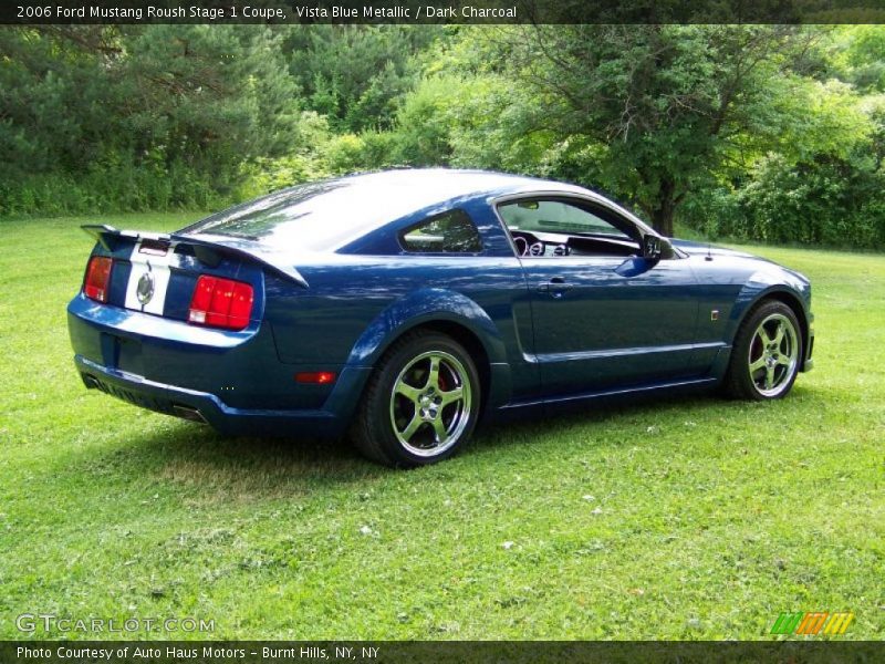 Vista Blue Metallic / Dark Charcoal 2006 Ford Mustang Roush Stage 1 Coupe