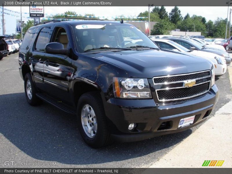 Black / Light Cashmere/Ebony 2008 Chevrolet Tahoe LTZ 4x4