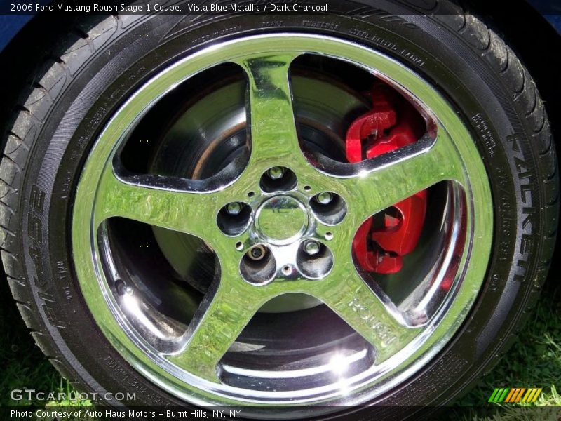 Vista Blue Metallic / Dark Charcoal 2006 Ford Mustang Roush Stage 1 Coupe