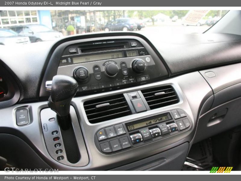 Midnight Blue Pearl / Gray 2007 Honda Odyssey EX-L